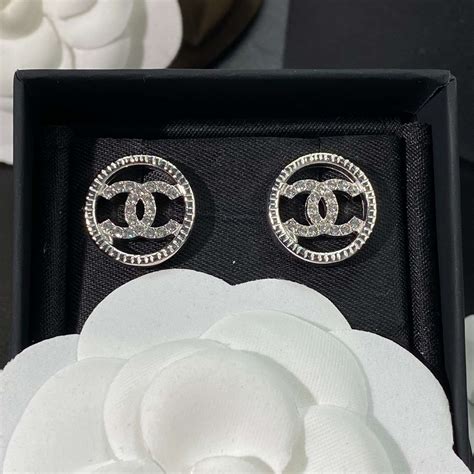 chanel double c drop earrings|chanel double c earrings real.